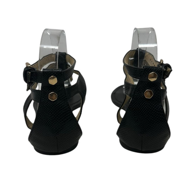 Diba black gold flat Sandals size 6.5 - Picture 4 of 12